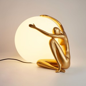 Woman-1 lampa stołowa 1xE27 złota ST-6022-A gold