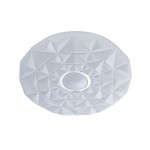 Kelmi D33 plafon 1xLED/24W/4000K biały/srebrny PLF-64839-M-CL