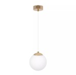 Rea lampa wisząca 1xE14 złota/biała K-5420