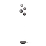 Canello lampa podłogowa 4xG9 czarny chrom/dymiony FL-406007-4-BCR