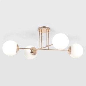 Lumia lampa sufitowa 4xE27 złota/biały K-5403