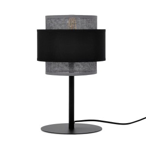 Etela lampka stołowa 1xE27 czarna K-5176