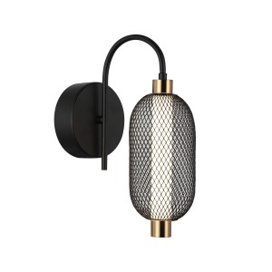 Marco kinkiet 1xLED/6W czarny/złoty WL-84283-1-BK