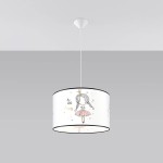 Princess 40  lampa wisząca 1xE27 biała SL.1415