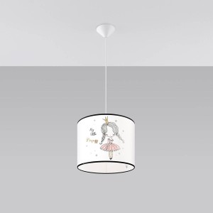 Princess 30  lampa wisząca 1xE27 biała SL.1414