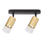 Ricky lampa sufitowa (spot) 2xGU10 czarna/złota ML0691