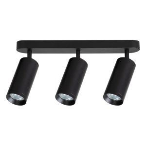 Mica lampa sufitowa (spot) 3xGU10 czarna ML1147