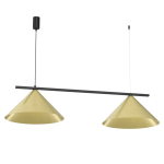 Capital lampa wisząca 2xGX53 czarna/złoty MLP0941
