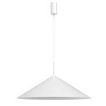 Lampa wisząca Capital D60 w kolorze białym z jednym gniazdem GX53. Posiada stożkowy klosz o matowej powierzchni zawieszony na cienkim przewodzie, z lampą montowaną na suficie. Prosty, nowoczesny design.