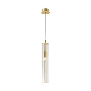 Aria lampa wisząca 1xE14 mosiądz 1220