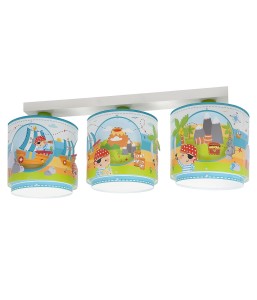 Wyspa Piratów lampa sufitowa 3xE27 multikolor 60653