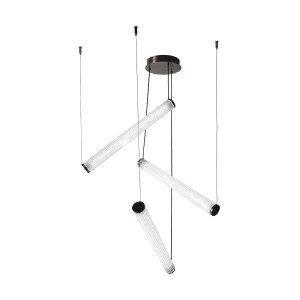 Como lampa wisząca z pilotem 3xLED/64W tytan 1238