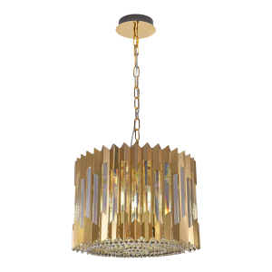 Ritz lampa wisząca 7xE14 złota ML0393