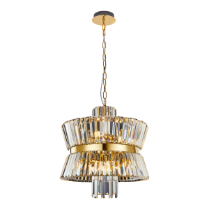 Aurelia lampa wisząca 12xE14 złota ML0405