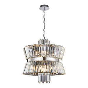 Aurelia lampa wisząca 12xE14 chrom ML0406