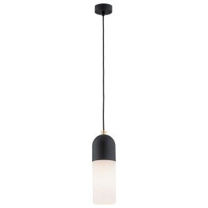Burgos lampa wisząca 1xE27 czarna 4213AR