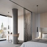 Lampa wisząca Electra ceramiczna w kolorze czarnym, z jednym źródłem światła GU10, zawieszona w nowoczesnym wnętrzu. Widoczna w aranżacji sypialni z minimalistycznymi meblami i dużymi oknami.