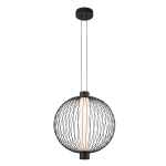 Kyoto D43 lampa wisząca 1xLED/32W czarna  ML0526