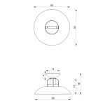 Lampa sufitowa Felix w kolorze czarnym i złotym, z oprawą na żarówkę E27. Okrągła, o średnicy 30 cm i wysokości 30 cm. Projekt z delikatnymi detalami, elegancka forma, idealna do nowoczesnych wnętrz.