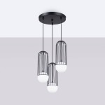 Brina 3P lampa wisząca 3xG9 czarna SL.1336