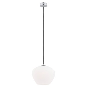 Kalimera D24 lampa wisząca 1xE27 chrom/biała 4042AR