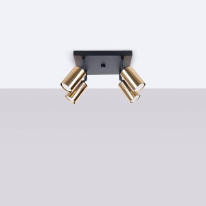 Winx  lampa sufitowa (spot) 4xGU10 czarny/złoty SL.1386