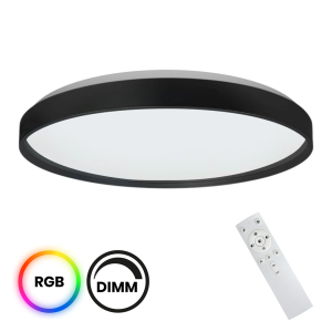Ringo plafon z pilotem 1xLED/36W czarny/biały ML9965