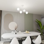 Bior lampa wisząca 4-punktowa biała 1021/4