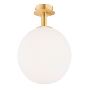 Paloma lampa sufitowa 1xE27 mosiądz/biała 8505AR