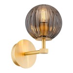 Paloma kinkiet 1xE14 mosiądz/dymny 8508AR