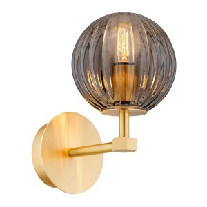 Paloma kinkiet 1xE14 mosiądz/dymny 8508AR