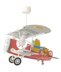 Samolot II lampa wisząca 1xE27 multikolor 54572