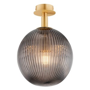 Paloma lampa sufitowa 1xE27 mosiądz/dymny 8511AR