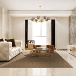 Żyrandol Paloma w kolorze mosiądzu z dymnymi kloszami, zawieszony na cienkim, złotym stelażu. Posiada osiem gniazd E14. Ujęcie frontalne, w kontekście nowoczesnego wnętrza z jasnymi ścianami i eleganckimi meblami.