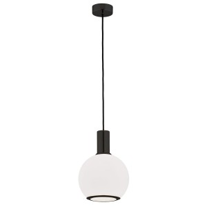 Sagunto Plus lampa wisząca 1xE27 czarna/biała 8564AR