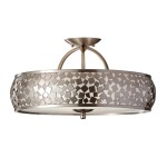 Zara lampa sufitowa 3xE27 satyna nikiel FE-ZARA-SF