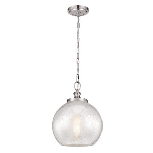 Tabby lampa wisząca 1xE27 stal szczotkowana E-TABBY-P-M