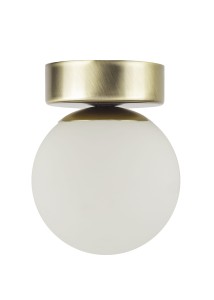 Perla Lux lampa sufitowa 1xG9 złota/biały 40775