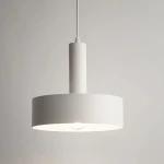 Vitrum Koło D27 lampa wisząca 1xE27 biała 40815