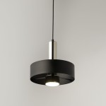Rif Lux D25 lampa wisząca 1xGX53 czarna/srebrna 40715