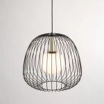 Bell D33 lampa wisząca 1xG9 czarna/złota 40727