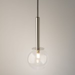 Daisy lampa wisząca 1xG9 srebrna/transparentny 40751