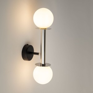 Daisy kinkiet 2xG9 srebrny/biały 40768