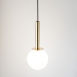 Daisy lampa wisząca 1xG9 złota/biały 40769