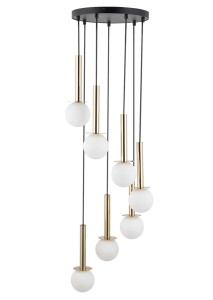 Daisy lampa wisząca 7xG9 złota/biały 40772