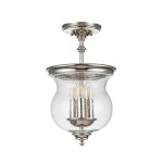 Pickering lampa sufitowa 3xE14 nikiel satyna FE-PICKERING-LANE-SF-PN