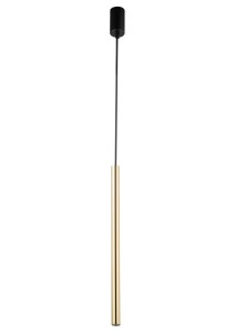 Sopel Lux lampa wisząca 1xG9 czarna/złoty 40737