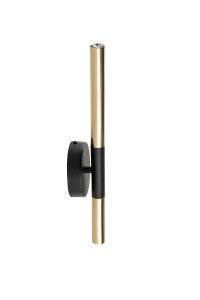 Sopel Lux kinkiet 2xG9 czarny/złoty 40742