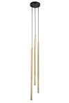 Sopel Lux H75 lampa wisząca 3xG9 czarna/złota 40748