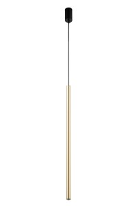 Sopel Lux H75 lampa wisząca 1xG9 czarna/złoty 40747